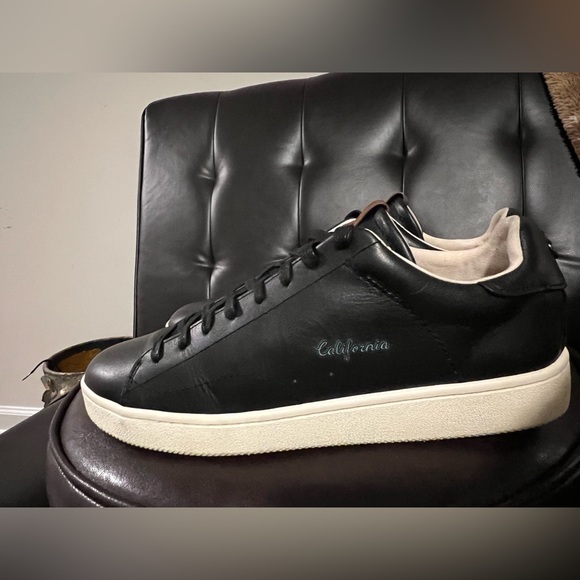 COACH authentic leather California themed sneakers size 11D - Picture 6 of 13